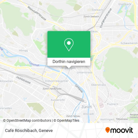 Café Röschibach Karte
