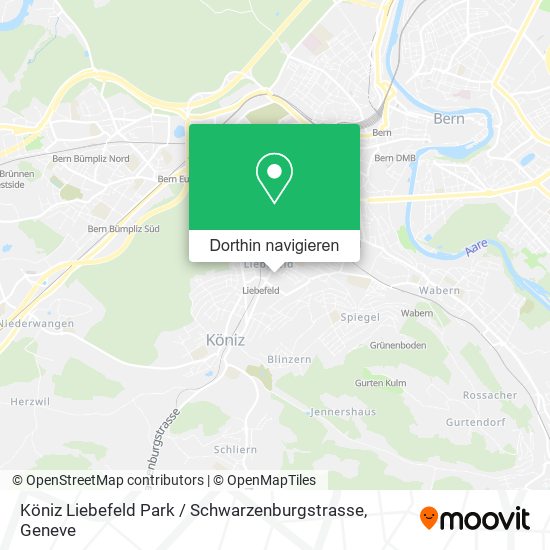 Köniz Liebefeld Park / Schwarzenburgstrasse Karte