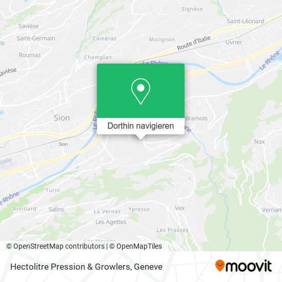 Hectolitre Pression & Growlers Karte