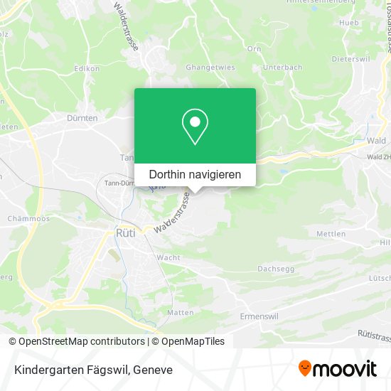 Kindergarten Fägswil Karte