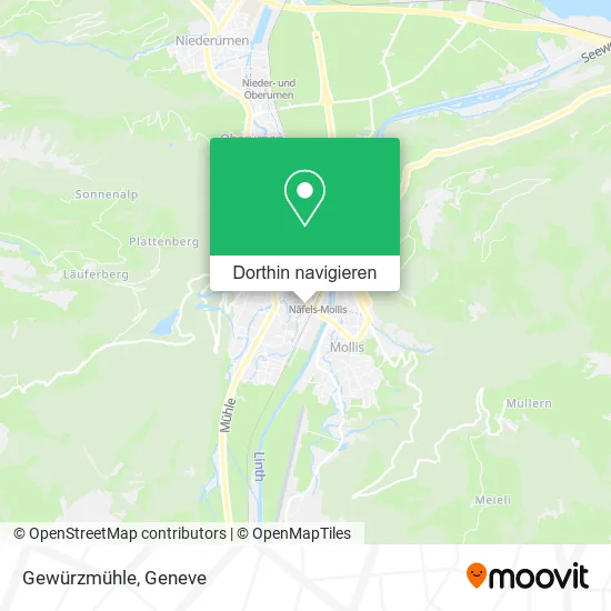 Gewürzmühle Karte