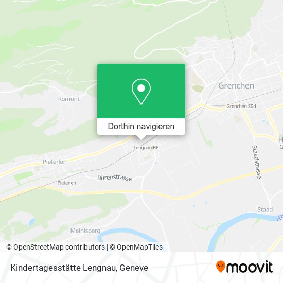 Kindertagesstätte Lengnau Karte