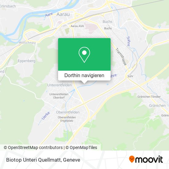 Biotop Unteri Quellmatt Karte