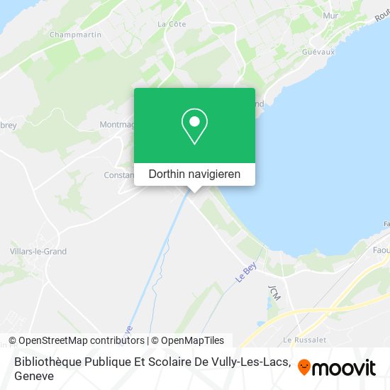 Bibliothèque Publique Et Scolaire De Vully-Les-Lacs Karte