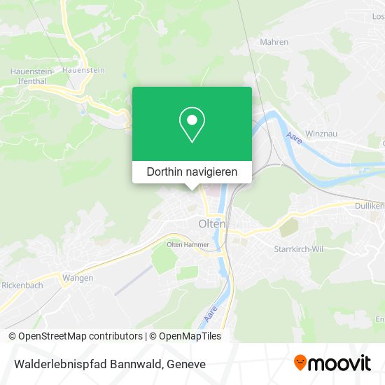 Walderlebnispfad Bannwald Karte