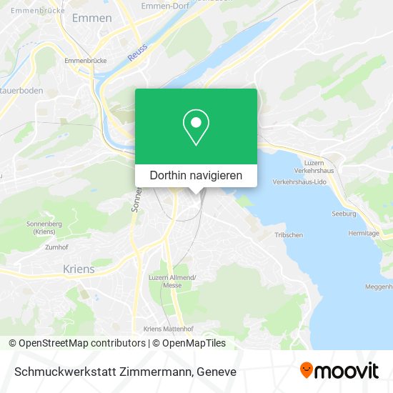 Schmuckwerkstatt Zimmermann Karte