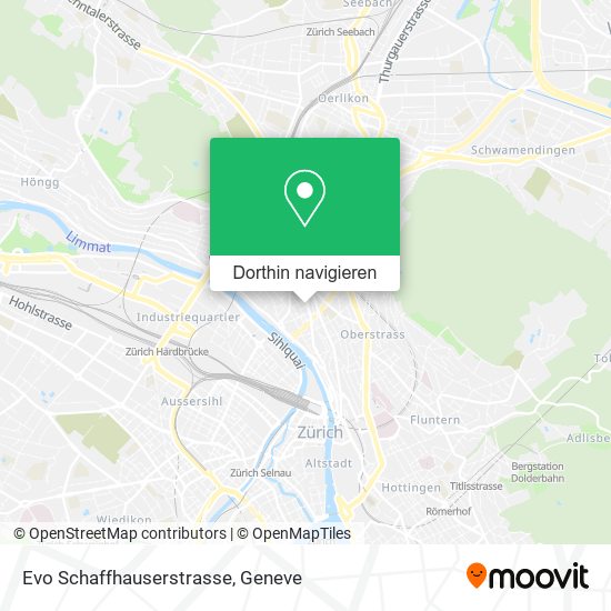 Evo Schaffhauserstrasse Karte
