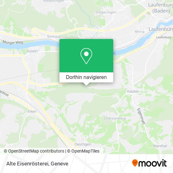 Alte Eisenrösterei Karte