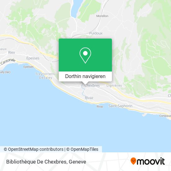 Bibliothèque De Chexbres Karte