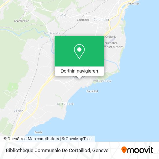 Bibliothèque Communale De Cortaillod Karte