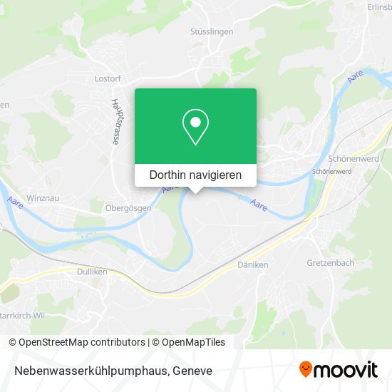Nebenwasserkühlpumphaus Karte