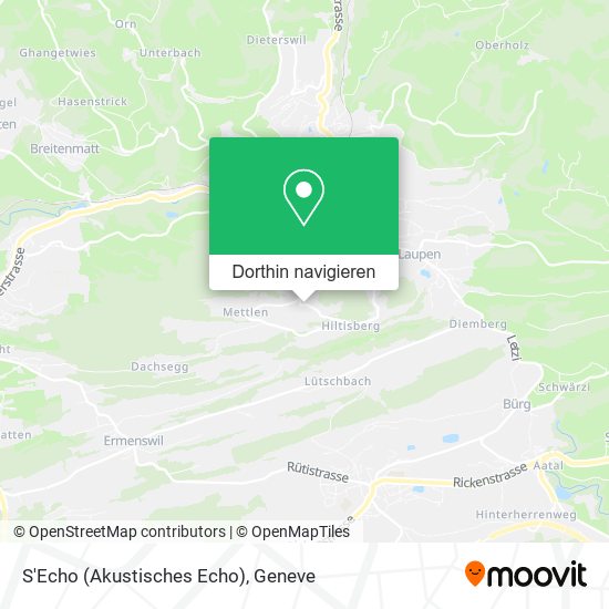 S'Echo (Akustisches Echo) Karte