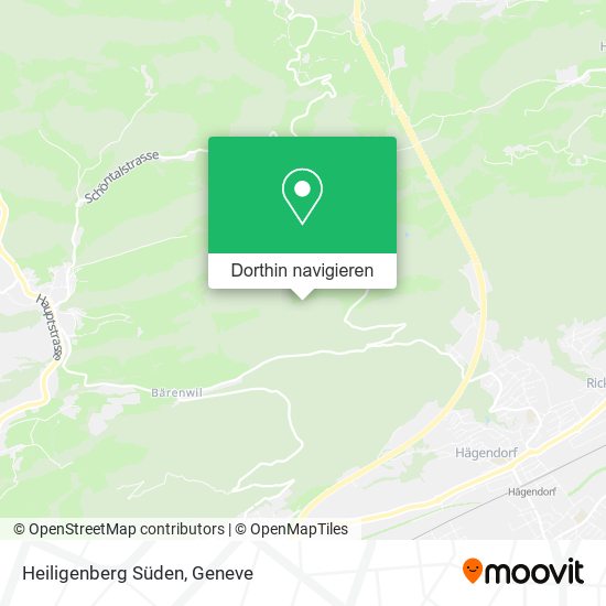Heiligenberg Süden Karte