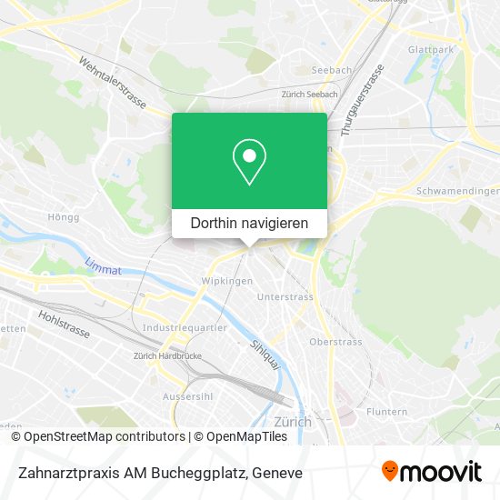 Zahnarztpraxis AM Bucheggplatz Karte