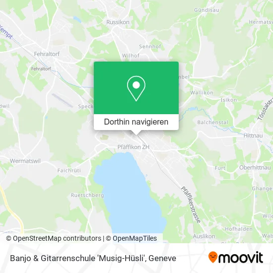 Banjo & Gitarrenschule 'Musig-Hüsli' Karte