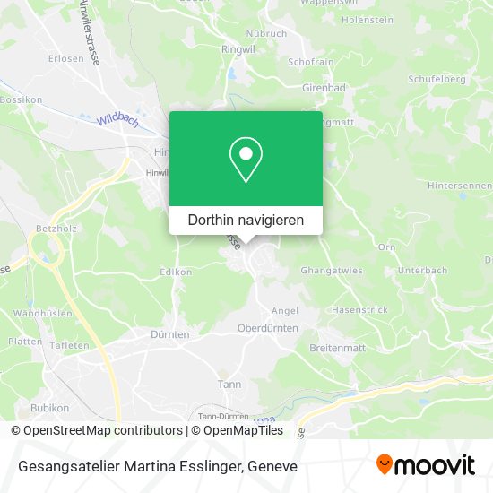 Gesangsatelier Martina Esslinger Karte