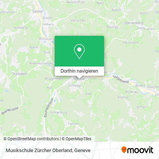 Musikschule Zürcher Oberland Karte