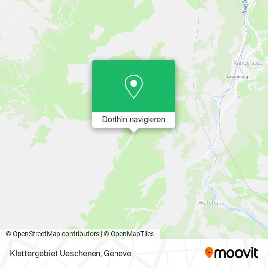 Klettergebiet Ueschenen Karte