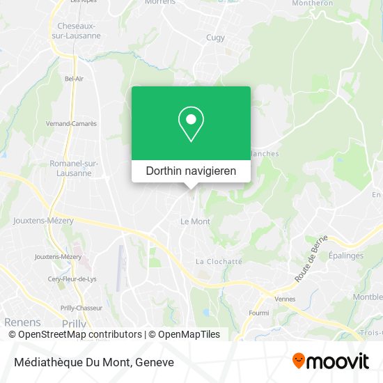 Médiathèque Du Mont Karte