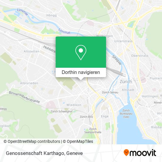 Genossenschaft Karthago Karte