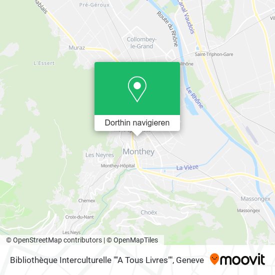 Bibliothèque Interculturelle ""A Tous Livres"" Karte