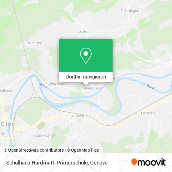 Schulhaus Hardmatt, Primarschule Karte