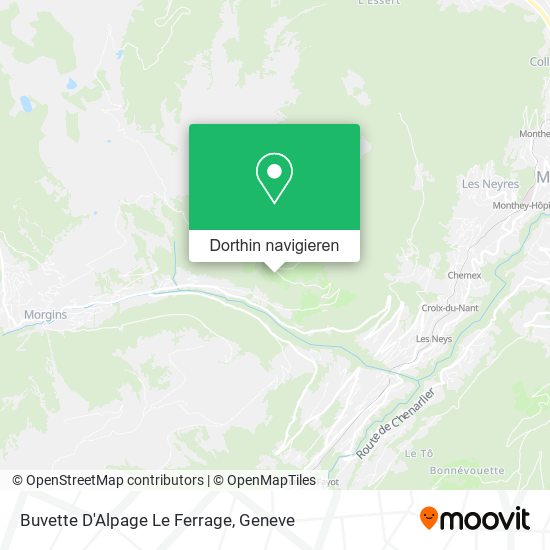 Buvette D'Alpage Le Ferrage Karte