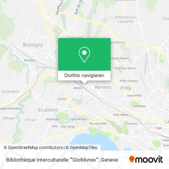 Bibliothèque Interculturelle ""Globlivres"" Karte