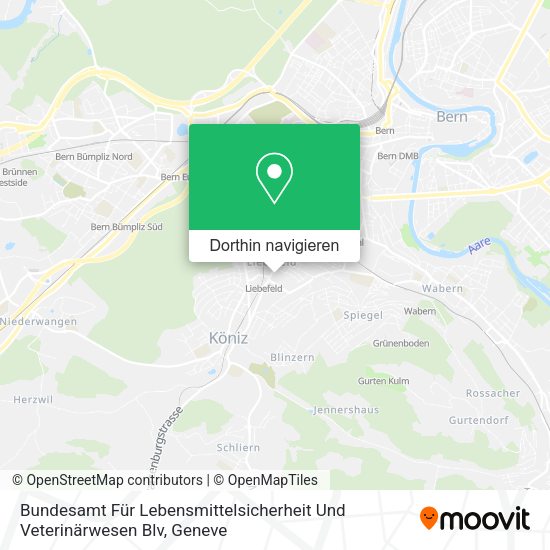 Bundesamt Für Lebensmittelsicherheit Und Veterinärwesen Blv Karte