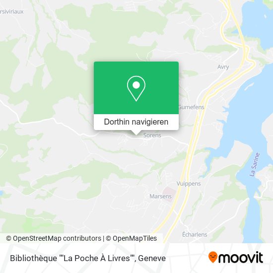 Bibliothèque ""La Poche À Livres"" Karte