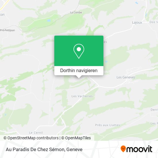 Au Paradis De Chez Sémon Karte