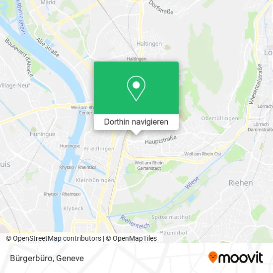 Bürgerbüro Karte