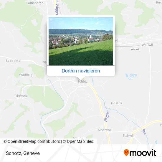 Schötz Karte