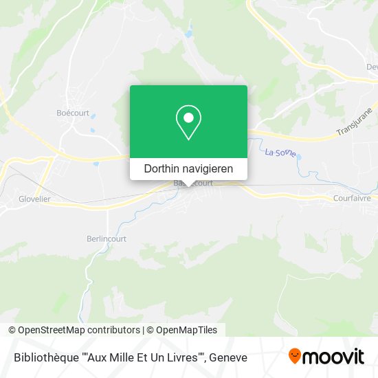 Bibliothèque ""Aux Mille Et Un Livres"" Karte