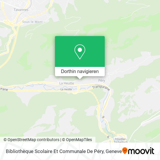 Bibliothèque Scolaire Et Communale De Péry Karte