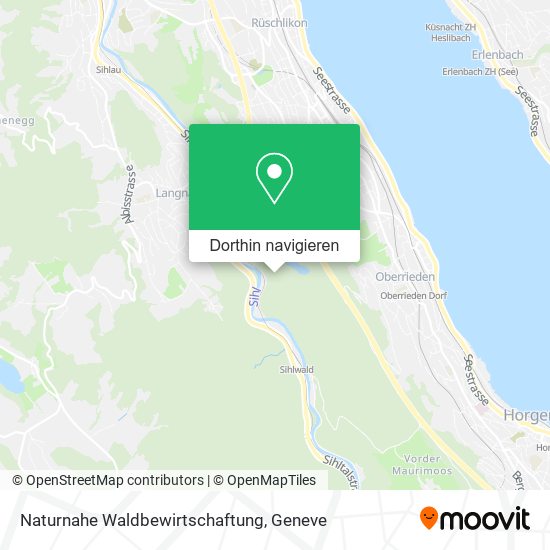 Naturnahe Waldbewirtschaftung Karte