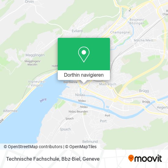 Technische Fachschule, Bbz-Biel Karte