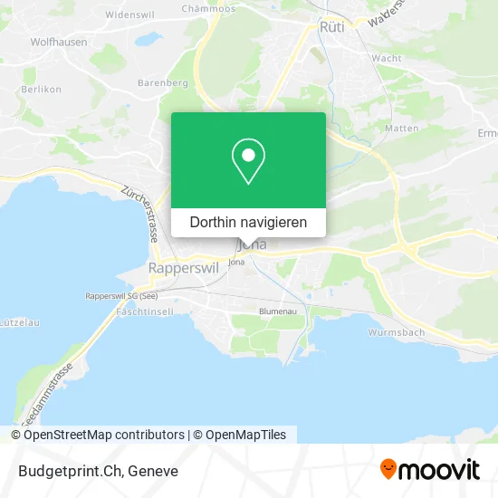 Budgetprint.Ch Karte