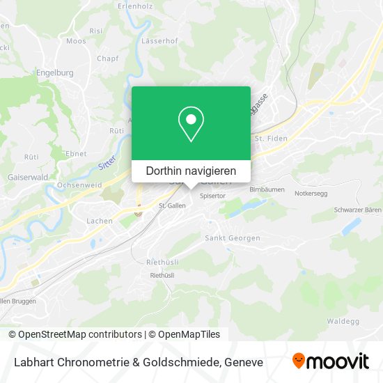 Labhart Chronometrie & Goldschmiede Karte