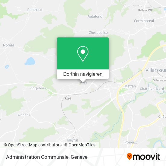 Administration Communale Karte