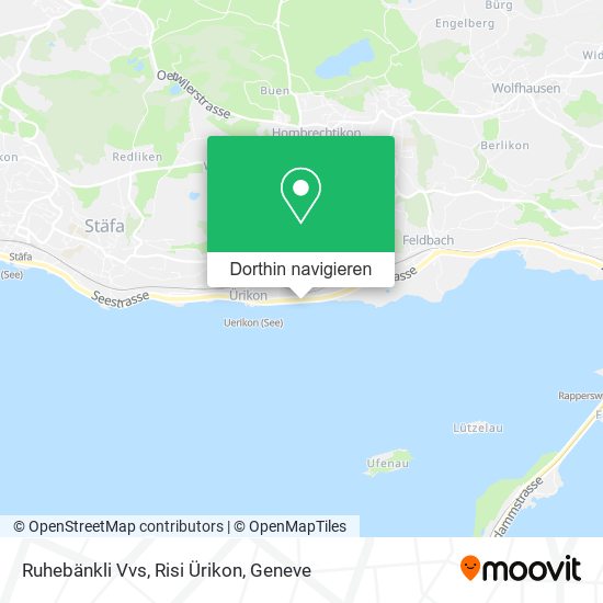 Ruhebänkli Vvs, Risi Ürikon Karte