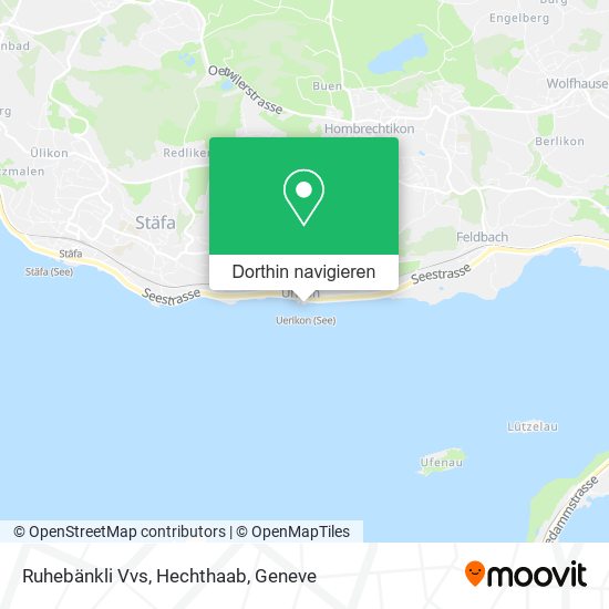 Ruhebänkli Vvs, Hechthaab Karte