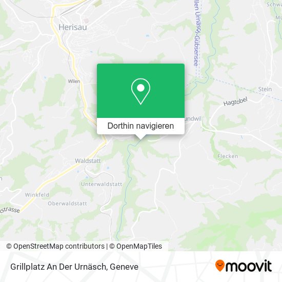 Grillplatz An Der Urnäsch Karte