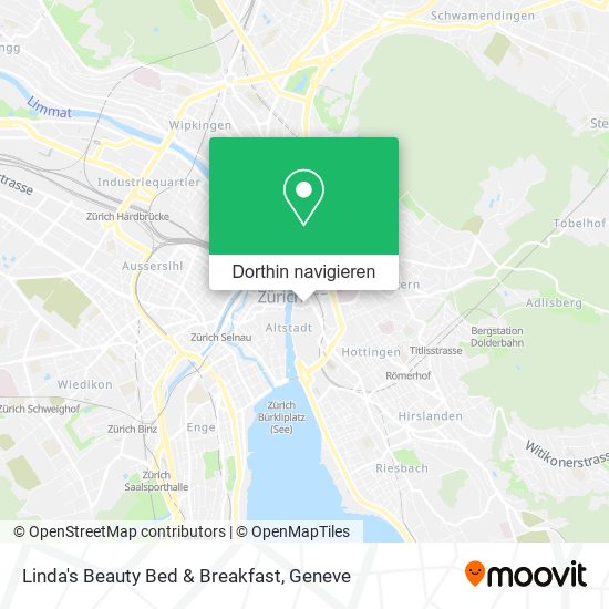 Linda's Beauty Bed & Breakfast Karte