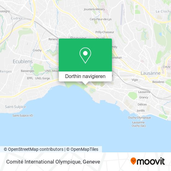 Comité International Olympique Karte