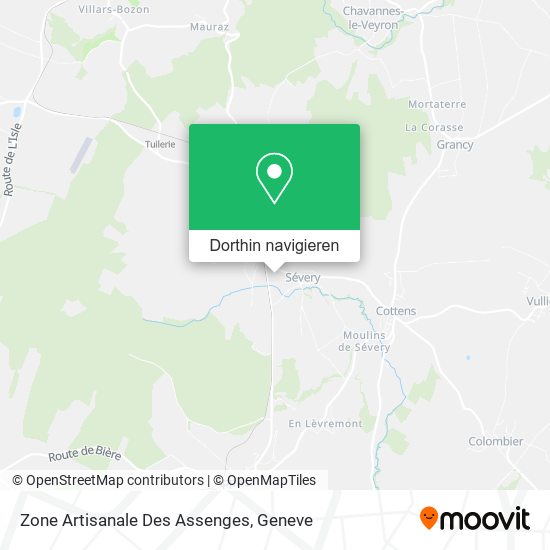 Zone Artisanale Des Assenges Karte