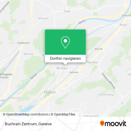 Buchrain Zentrum Karte