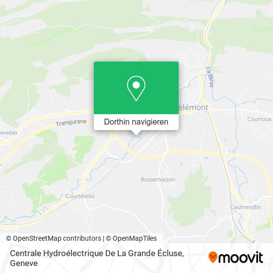 Centrale Hydroélectrique De La Grande Écluse Karte