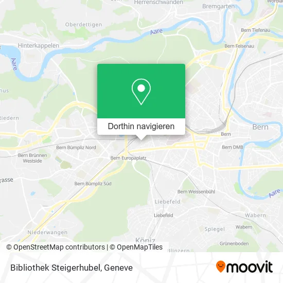 Bibliothek Steigerhubel Karte