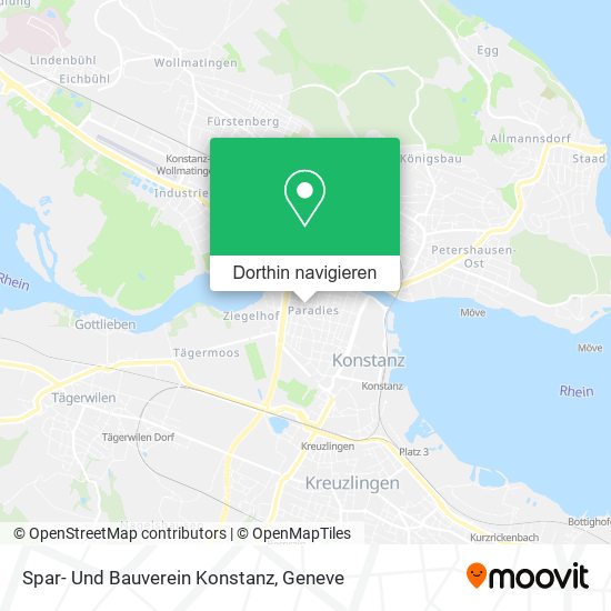 Spar- Und Bauverein Konstanz Karte
